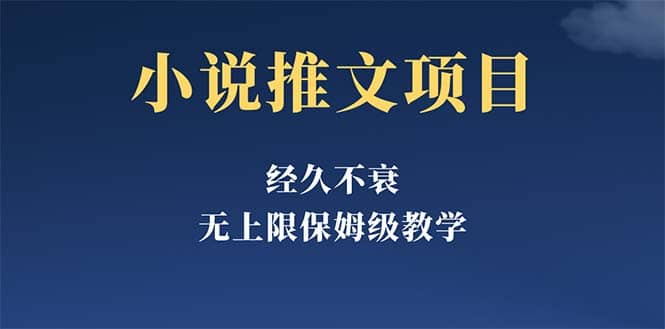 经久不衰的小说推文项目，单号月5-8k，保姆级教程，纯小白都能操作网创吧-网创项目资源站-副业项目-创业项目-搞钱项目恒杨云站