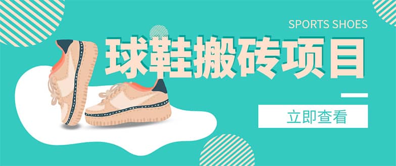 外面收费998的球鞋搬砖项目【详细教程+资源渠道】网创吧-网创项目资源站-副业项目-创业项目-搞钱项目恒杨云站