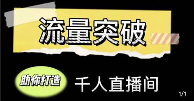 直播运营实战视频课，助你打造千人直播间（14节视频课）网创吧-网创项目资源站-副业项目-创业项目-搞钱项目恒杨云站