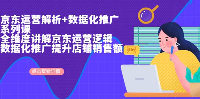 京东运营解析与数据化推广系列课,全维度讲解京东运营逻辑+数据化推广提升店铺销售额网创吧-网创项目资源站-副业项目-创业项目-搞钱项目恒杨云站