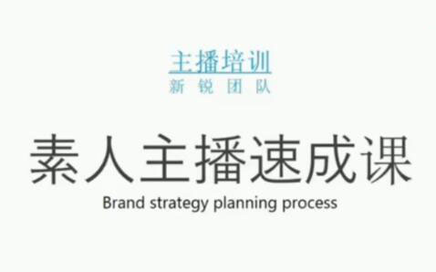 素人主播两天养成计划,月销千万的直播间脚本手把手教学落地网创吧-网创项目资源站-副业项目-创业项目-搞钱项目恒杨云站