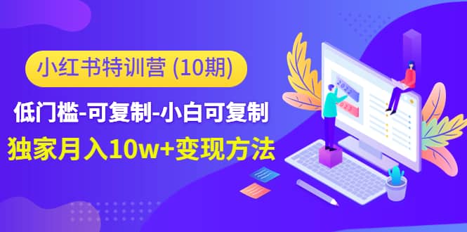 小红书特训营（第10期）低门槛-可复制-小白可复制网创吧-网创项目资源站-副业项目-创业项目-搞钱项目恒杨云站