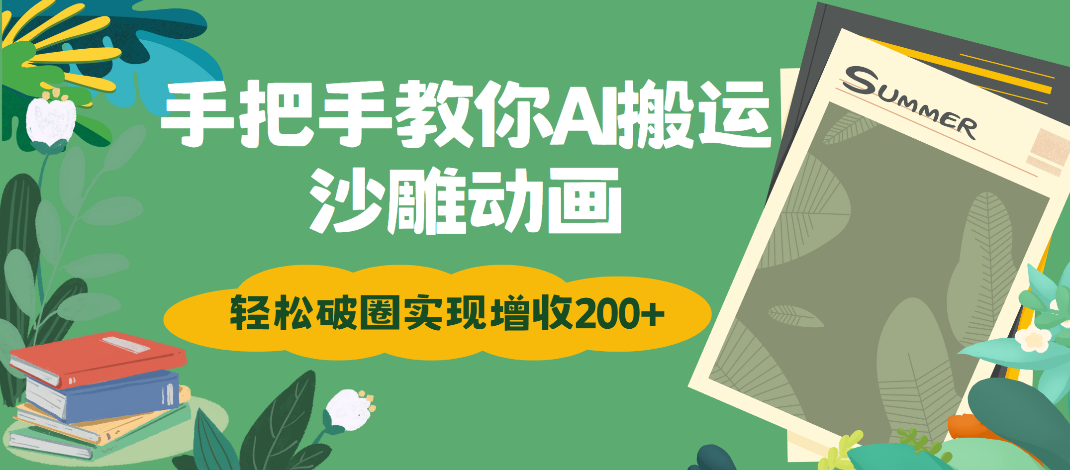 手把手教你用AI搬运沙雕动画轻松破圈实现增收200+网创吧-网创项目资源站-副业项目-创业项目-搞钱项目恒杨云站