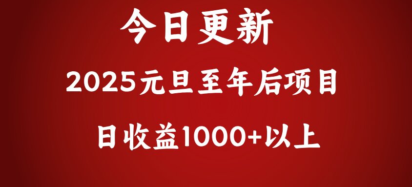 翻身项目，日收益1000+以上网创吧-网创项目资源站-副业项目-创业项目-搞钱项目恒杨云站