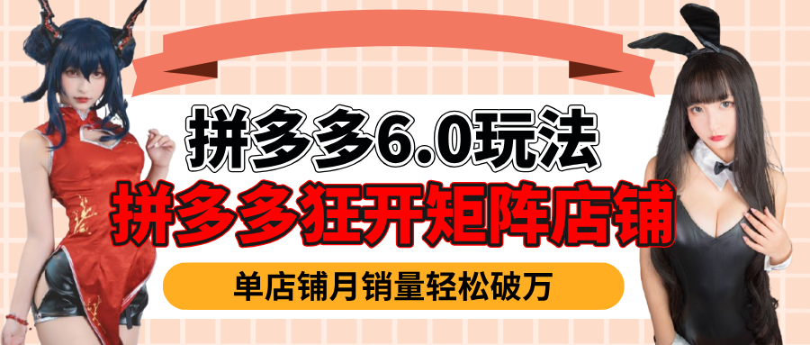 拼多多虚拟商品暴利6.0玩法，轻松实现月入过万网创吧-网创项目资源站-副业项目-创业项目-搞钱项目恒杨云站