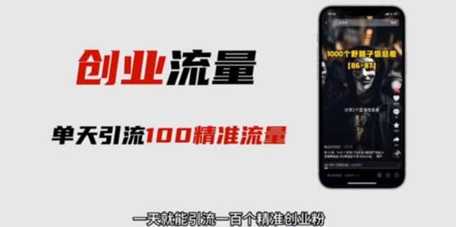 自媒体音频加图文制作视频 一天引流一百个精准创业粉【音频软件+图片素材】网创吧-网创项目资源站-副业项目-创业项目-搞钱项目恒杨云站