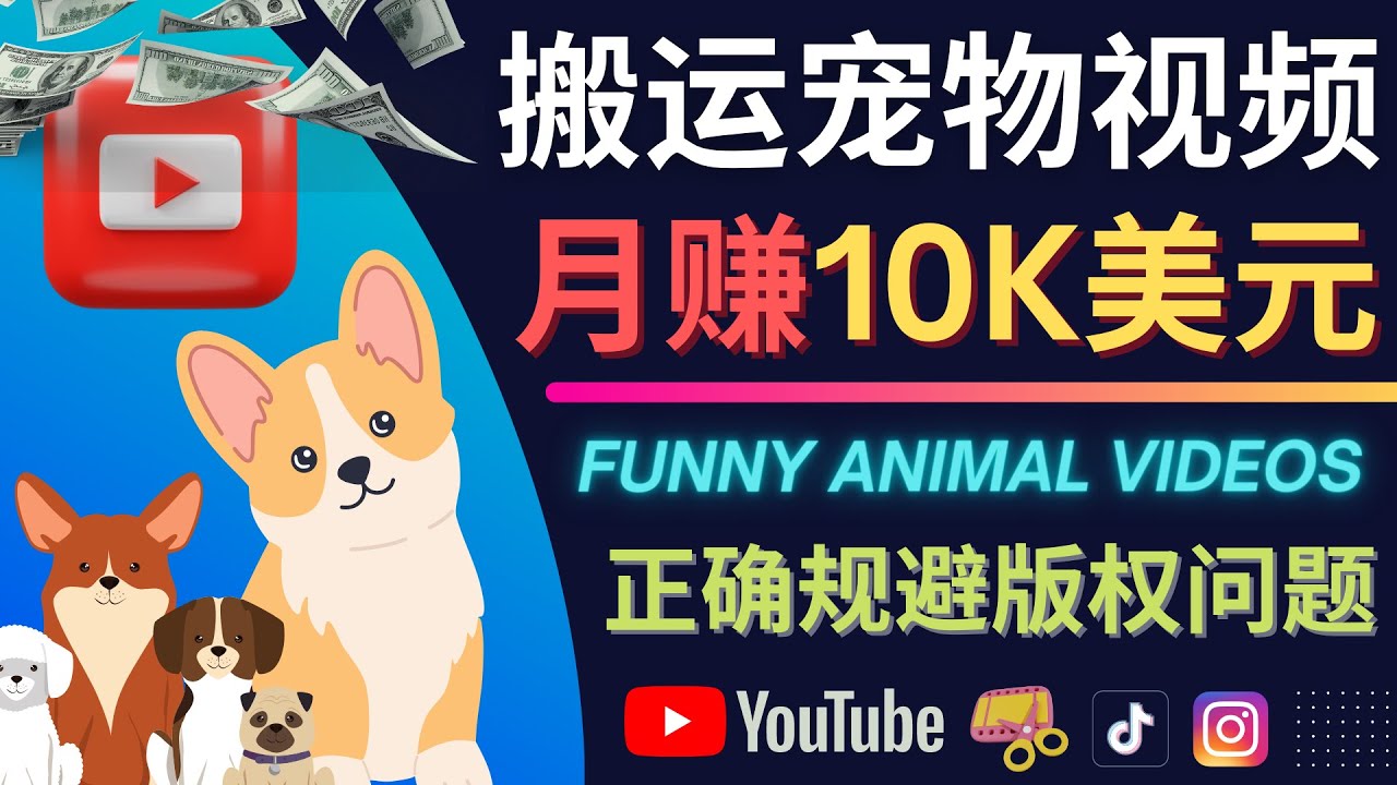 搬运TIKTOK视频到YouTube，并进行二次创作，月赚1万美元以上网创吧-网创项目资源站-副业项目-创业项目-搞钱项目恒杨云站