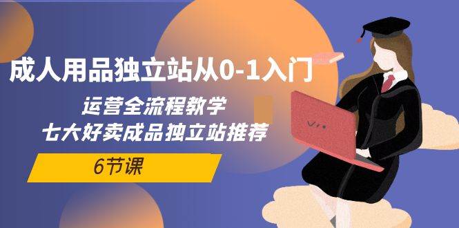 成人用品独立站从0-1入门，运营全流程教学，七大好卖成品独立站推荐-6节课网创吧-网创项目资源站-副业项目-创业项目-搞钱项目恒杨云站