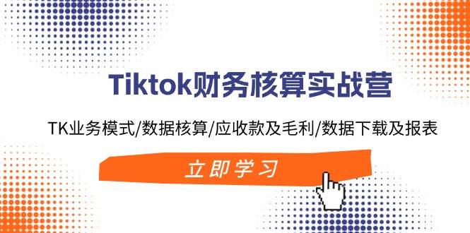 Tiktok财务核算实战营：TK业务模式/数据核算/应收款及毛利/数据下载及报表网创吧-网创项目资源站-副业项目-创业项目-搞钱项目恒杨云站
