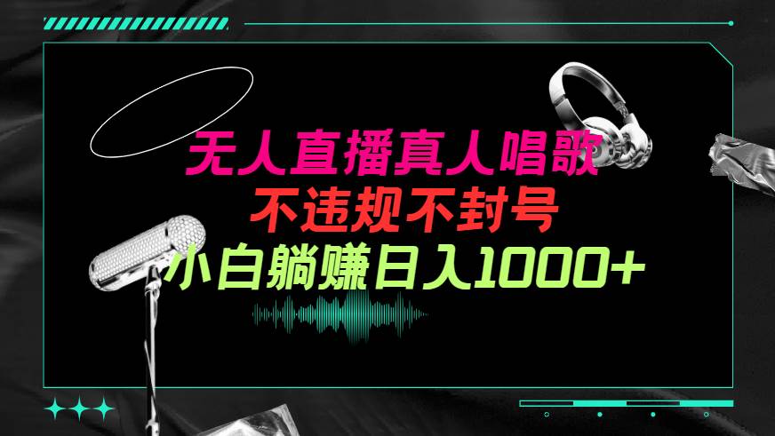 抖音24小时无人直播音乐，不违规，不封号纯撸音浪，小白实操当天日入1000+网创吧-网创项目资源站-副业项目-创业项目-搞钱项目恒杨云站
