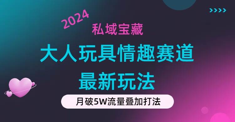 私域宝藏：大人玩具情趣赛道合规新玩法，零投入，私域超高流量成单率高网创吧-网创项目资源站-副业项目-创业项目-搞钱项目恒杨云站